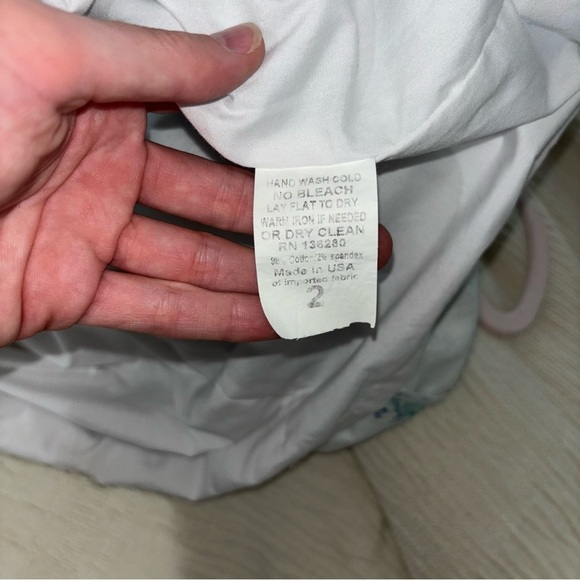 Kaeli Smith Mediterranean Blue Strapless Preppy Dress Size 2 – Made in USA - Picture 10 of 11